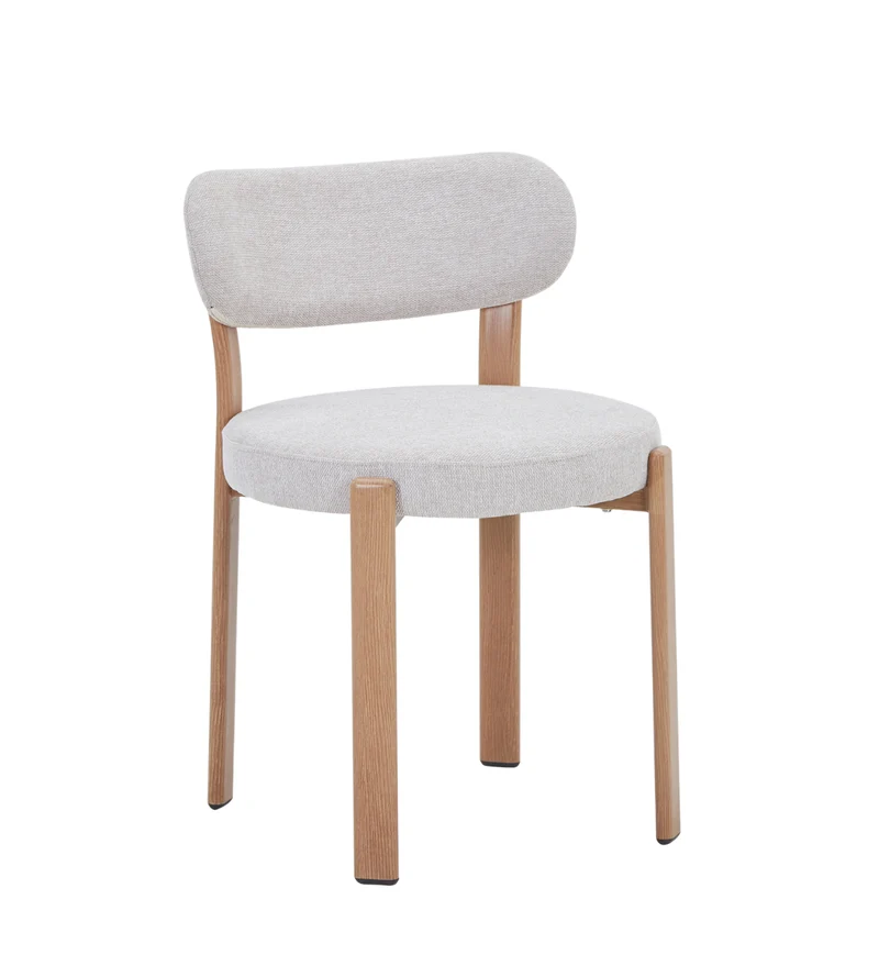 Sedia da pranzo Harriet beige effetto rovere