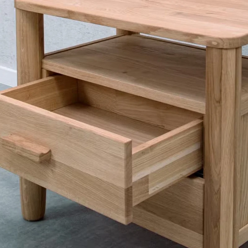 Comodino in rovere massiccio AURA | VESKOR