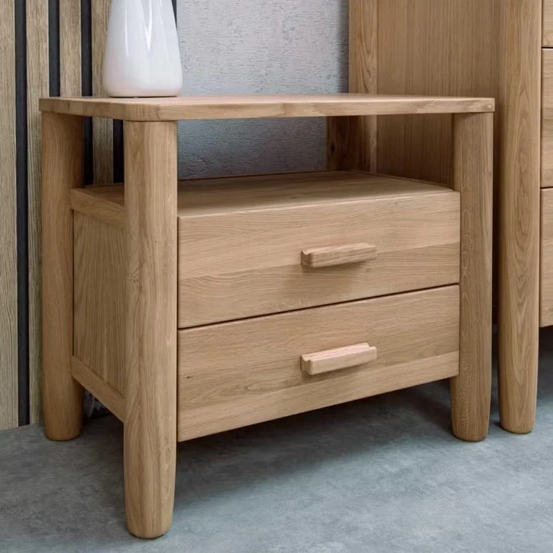 Comodino in rovere massiccio AURA | VESKOR