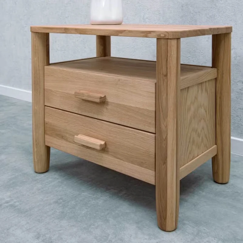 Comodino in rovere massiccio AURA | VESKOR