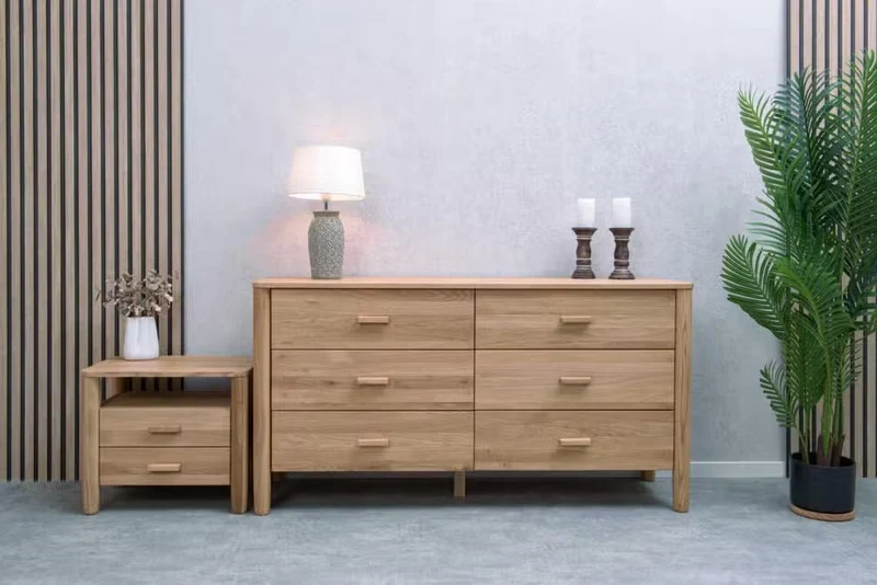 Comò in rovere massiccio AURA | VESKOR
