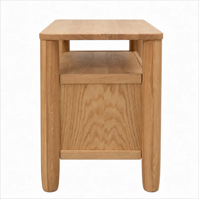 Comodino in rovere massiccio AURA | VESKOR