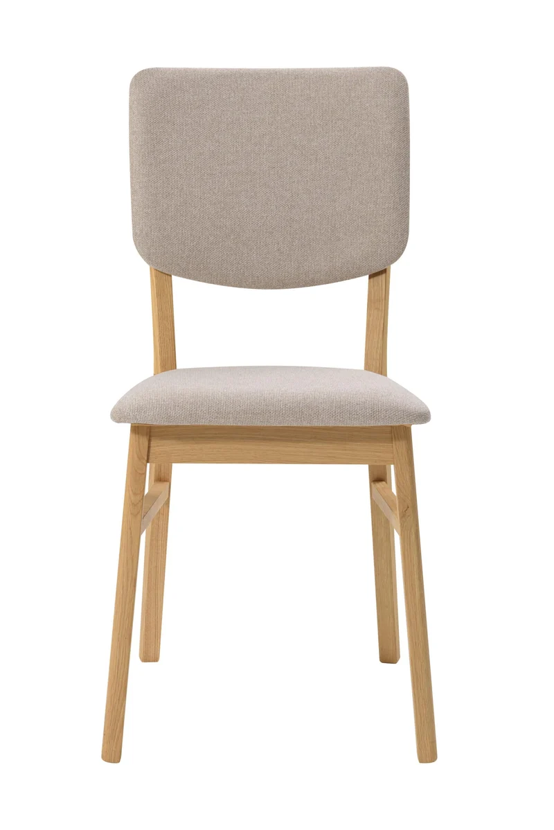 Confezione da 2 o 4 sedie da pranzo Tallin, struttura in rovere massiccio, rivestite | VESKOR