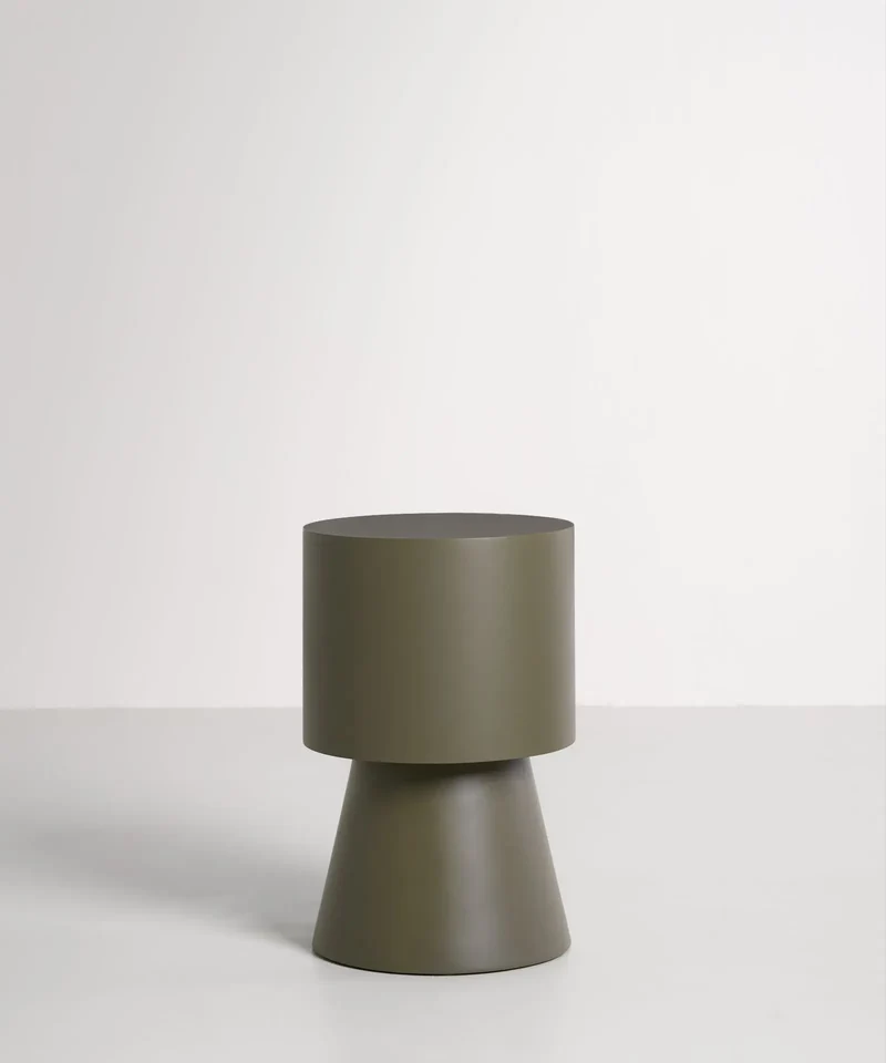 Mesita Auxiliar de Madera Nate (30x49 cm)