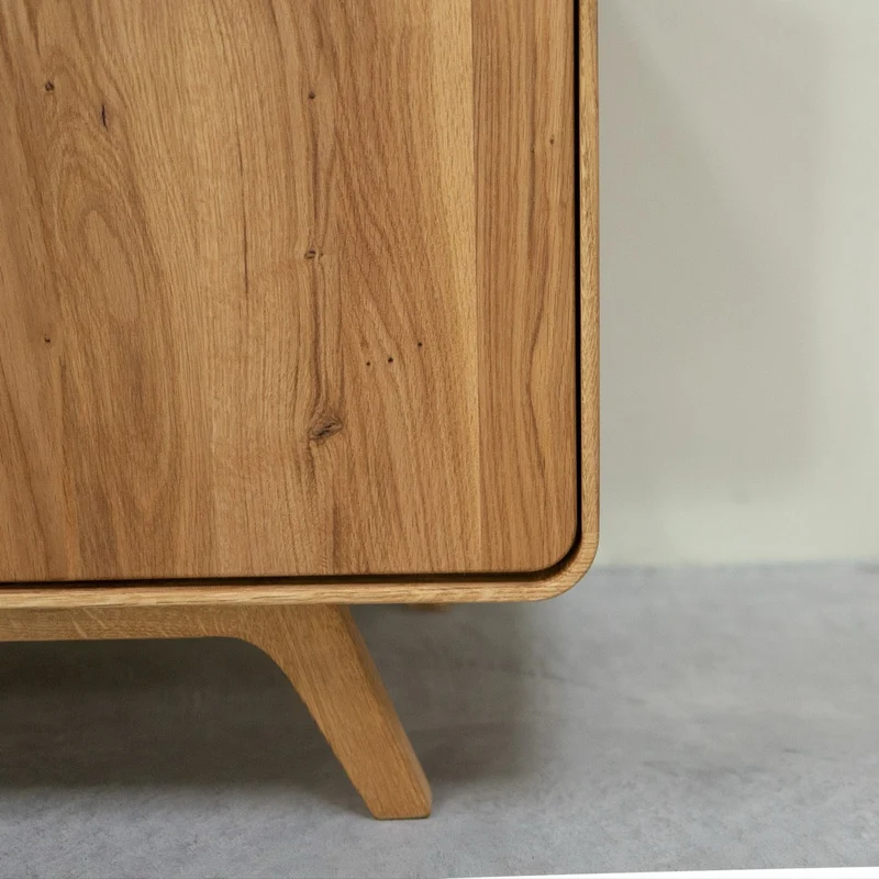 Credenza in legno massello di rovere Geneva 2 | NordicStory