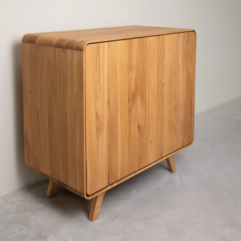 Credenza in legno massello di rovere Geneva 1 | NordicStory