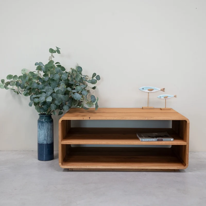 Tavolino in legno massello di rovere Geneva | NordicStory