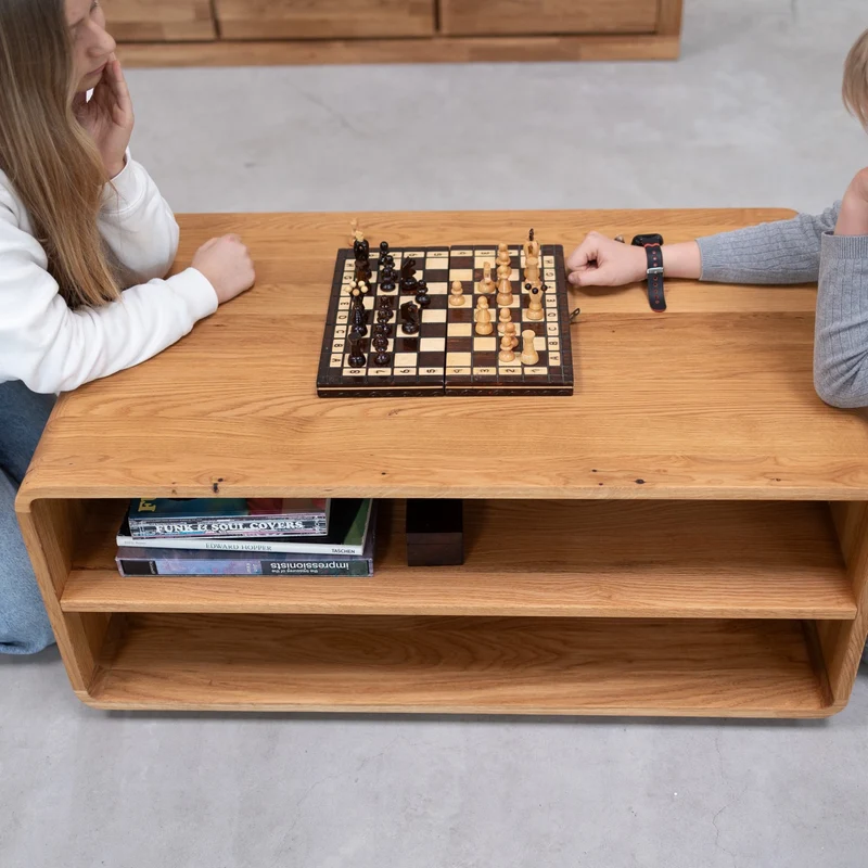 Tavolino in legno massello di rovere Geneva | NordicStory