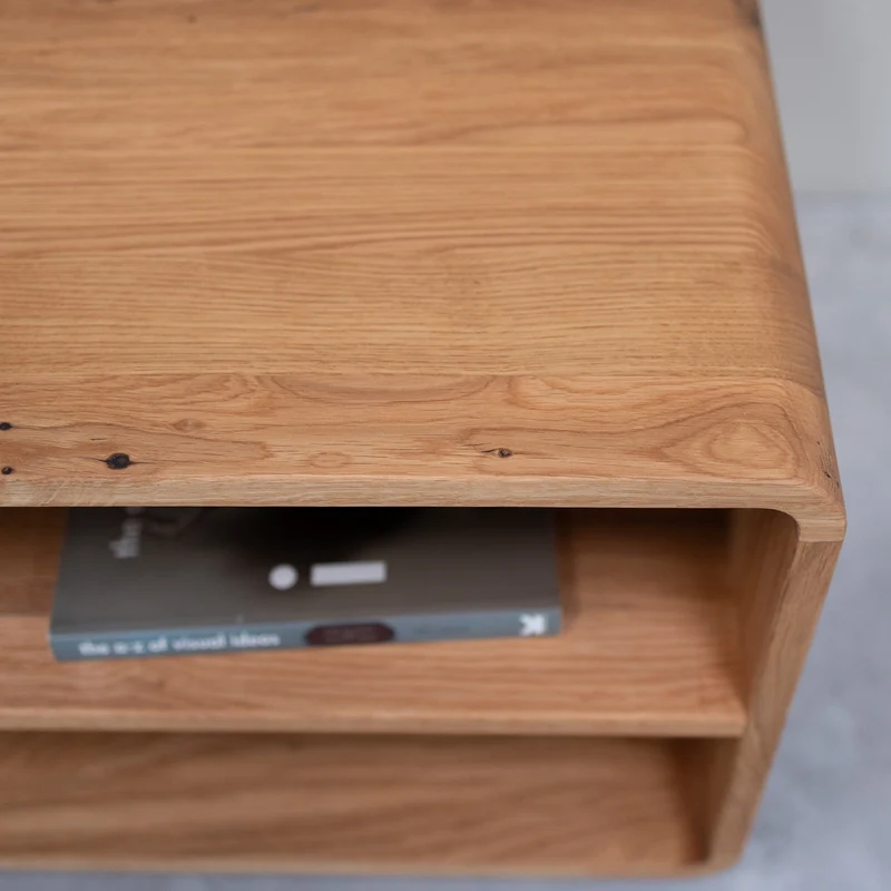 Tavolino in legno massello di rovere Geneva | NordicStory