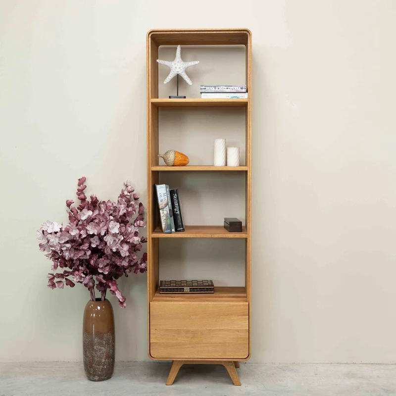 Vetrina in legno massello di rovere Geneva 1 | NordicStory