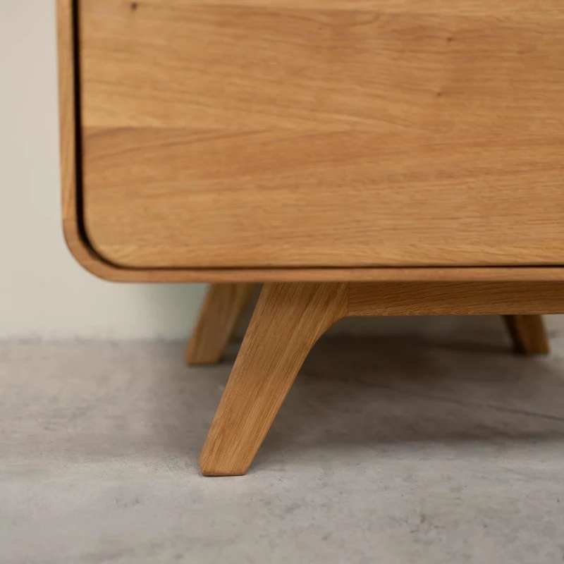 Vetrina in legno massello di rovere Geneva 1 | NordicStory