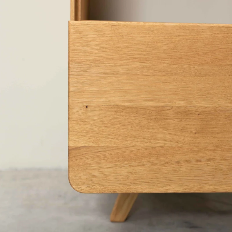 Vetrina in legno massello di rovere Geneva 1 | NordicStory