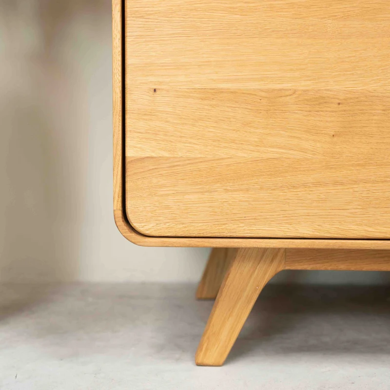 Vetrina in legno massello di rovere Geneva 1 | NordicStory