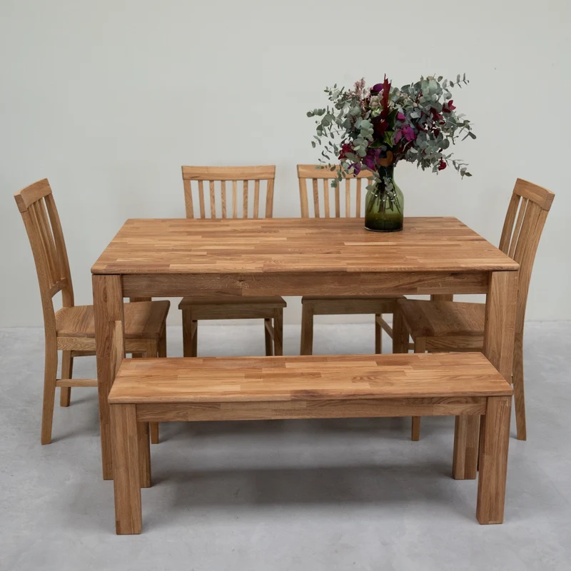 Panca in rovere massiccio Mauritz 4 | NordicStory