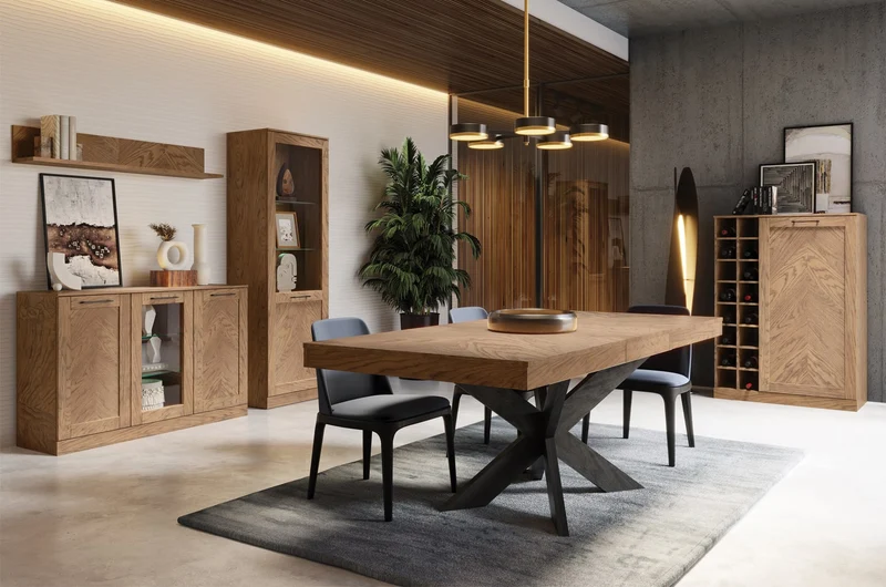 Tavolo da pranzo allungabile in rovere COZY 39 | LoftStory