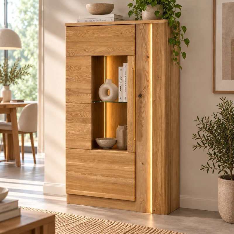 Vetrina in legno di rovere LONDRES 15 | LoftStory