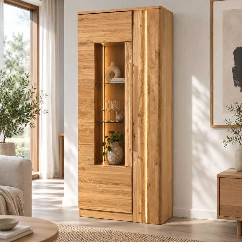 Vetrina in legno di rovere LONDRES 12 | LoftStory