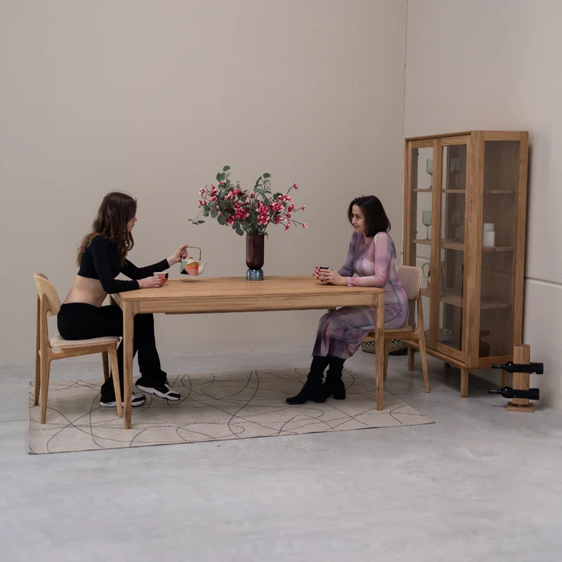 Tavolo da pranzo allungabile in rovere massiccio BERGAMO | NordicStory