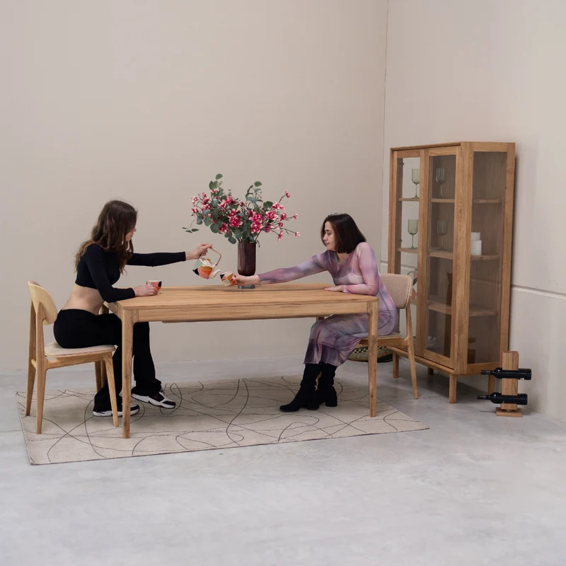 Tavolo da pranzo allungabile in rovere massiccio BERGAMO | NordicStory