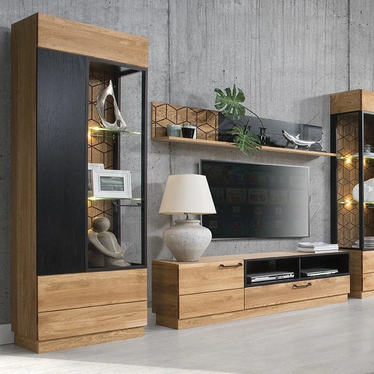 Mobile TV in rovere MOZAIK 25 | LoftStory