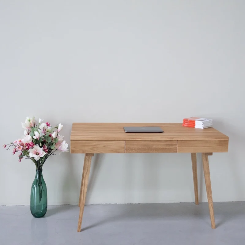 Scrivania in rovere massiccio MALMO 1 | NordicStory