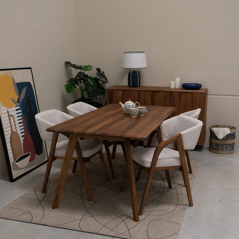 Sedia in legno massello di rovere o noce SWEDEN | NordicStory