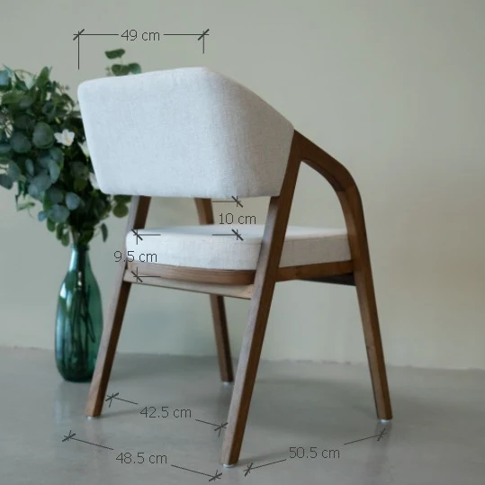 Sedia in legno massello di rovere o noce SWEDEN | NordicStory