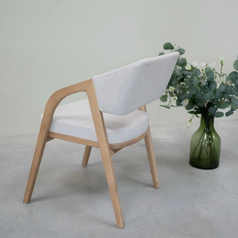 Sedia in legno massello di rovere o noce SWEDEN | NordicStory