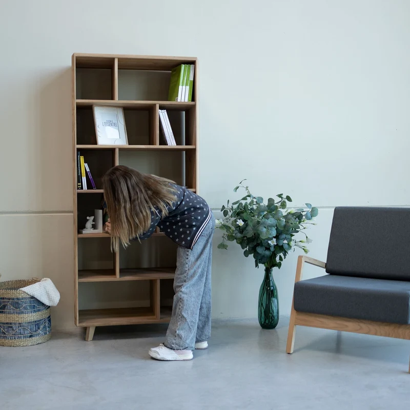 Libreria in legno massello SWEDEN 1 | NordicStory