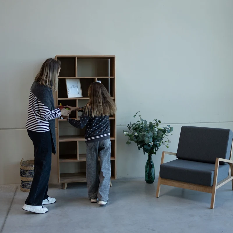 Libreria in legno massello SWEDEN 1 | NordicStory