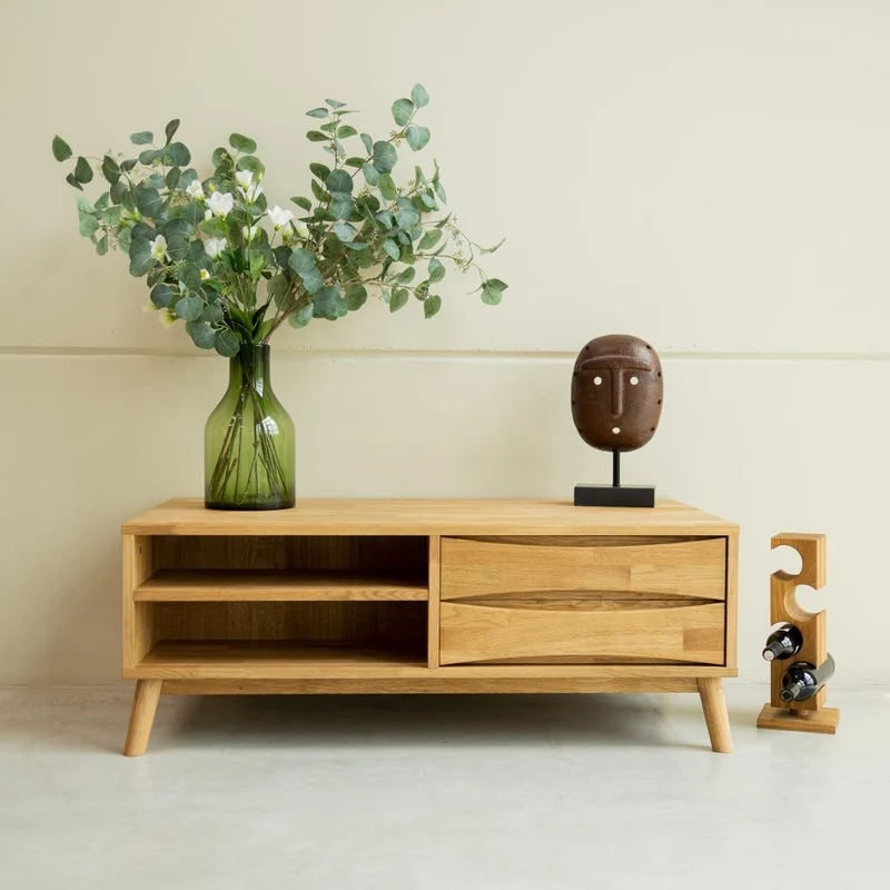 Mobile TV in legno di rovere MALMO 1 | NordicStory