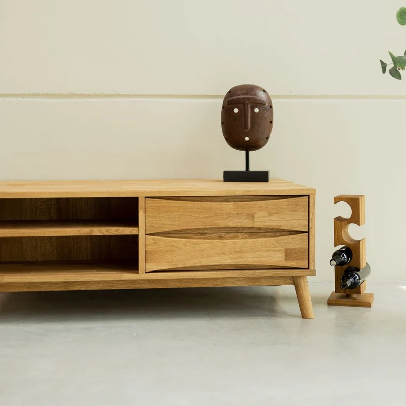 Mobile TV in legno di rovere MALMO 1 | NordicStory