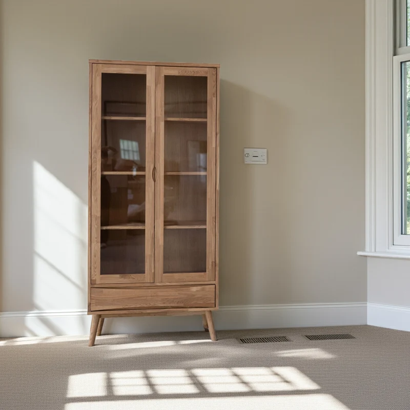 Vetrina in legno di rovere MALMO | NordicStory
