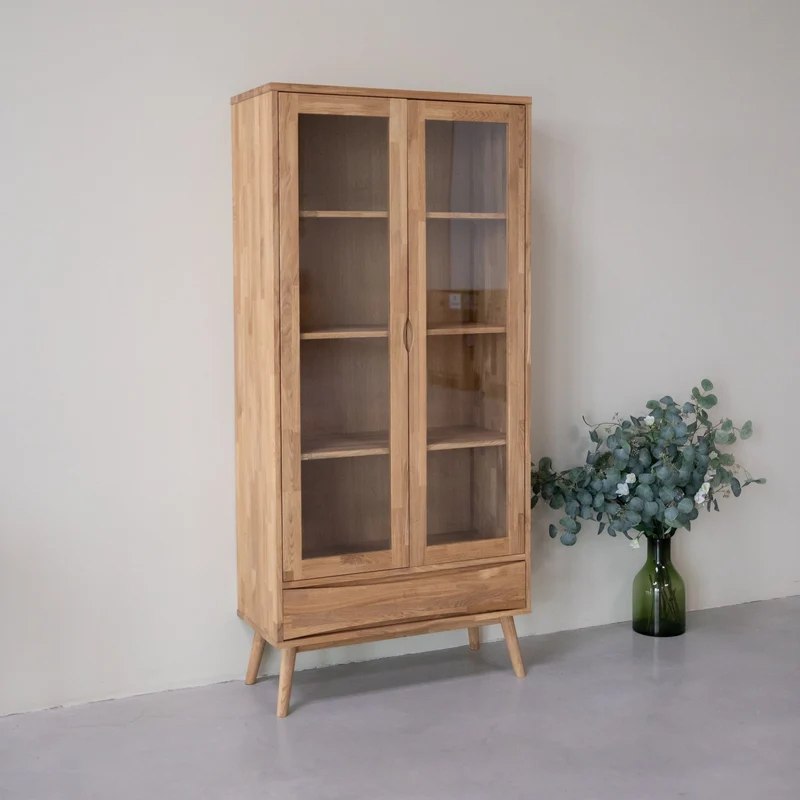 Vetrina in legno di rovere MALMO | NordicStory