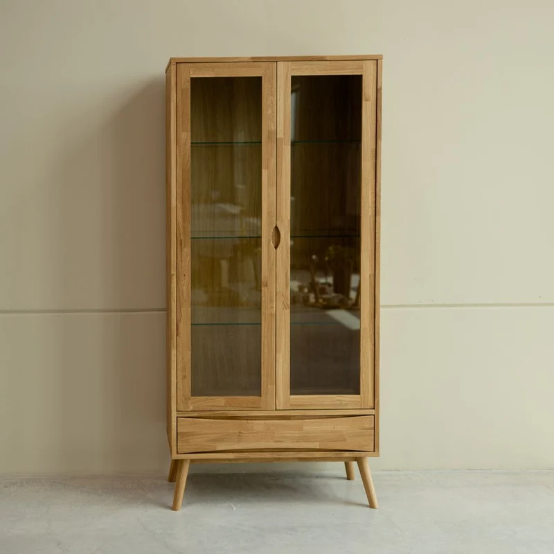 Vetrina in legno di rovere MALMO | NordicStory