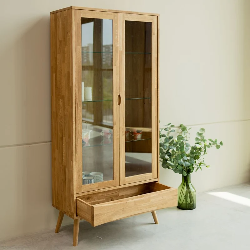 Vetrina in legno di rovere MALMO | NordicStory