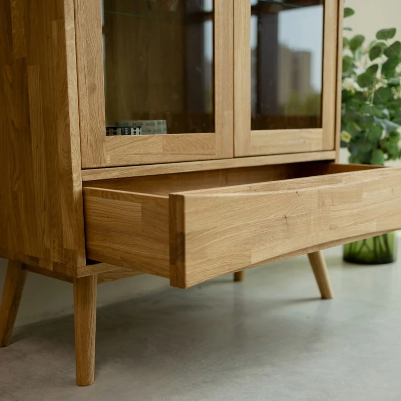 Vetrina in legno di rovere MALMO | NordicStory