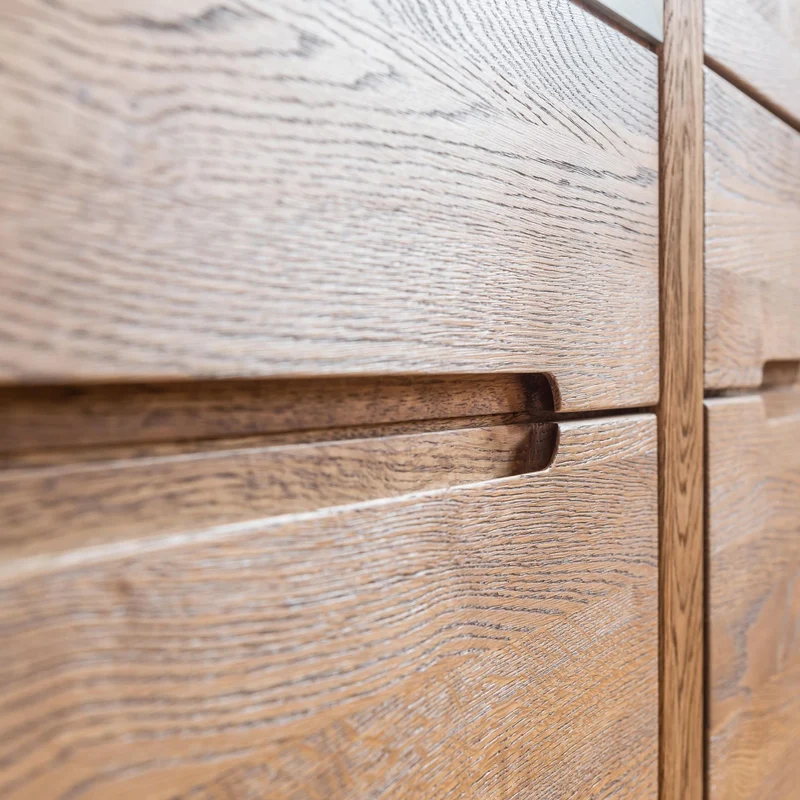 Vetrina in rovere massiccio MONTENEGRO 12 | LoftStory