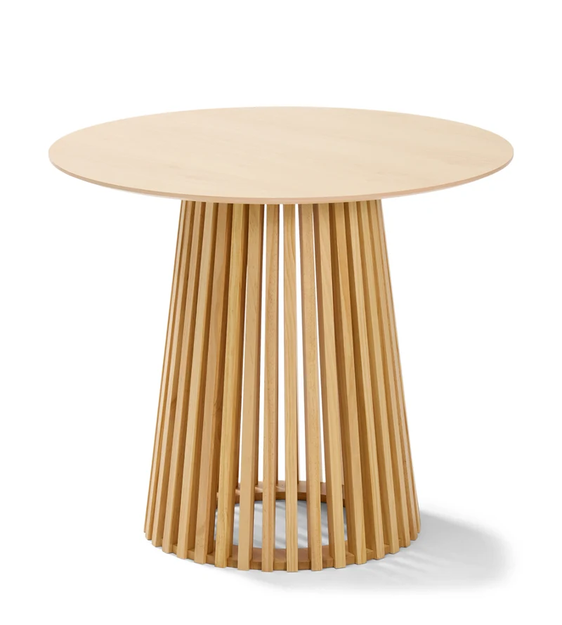 Tavolo da pranzo rotondo Harris in effetto rovere - Ø88 cm