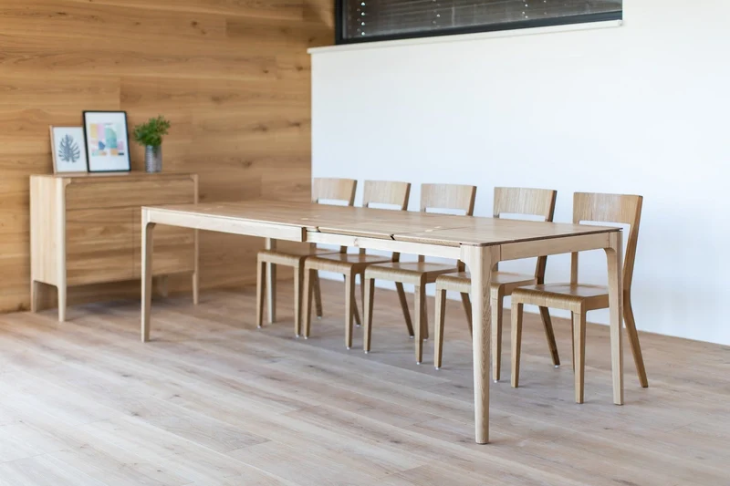 Tavolo da pranzo allungabile in rovere massiccio CREATIV | VESKOR