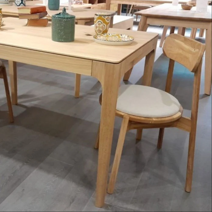 Tavolo da pranzo fisso in legno massello di rovere CREATIV | VESKOR