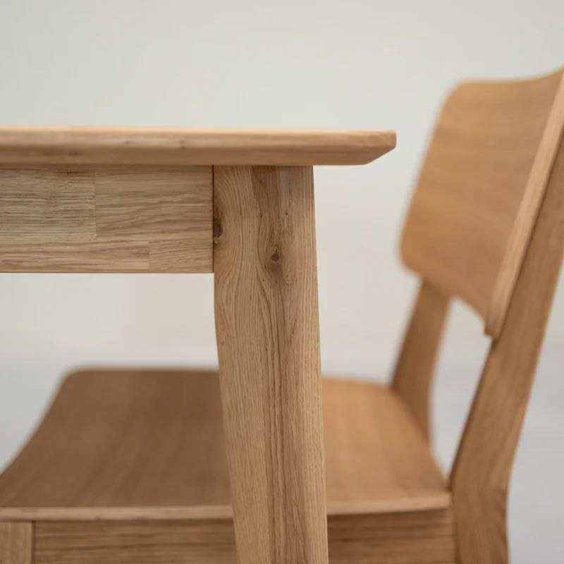 Tavolo da pranzo quadrato in rovere massiccio GUSTAF | NordicStory