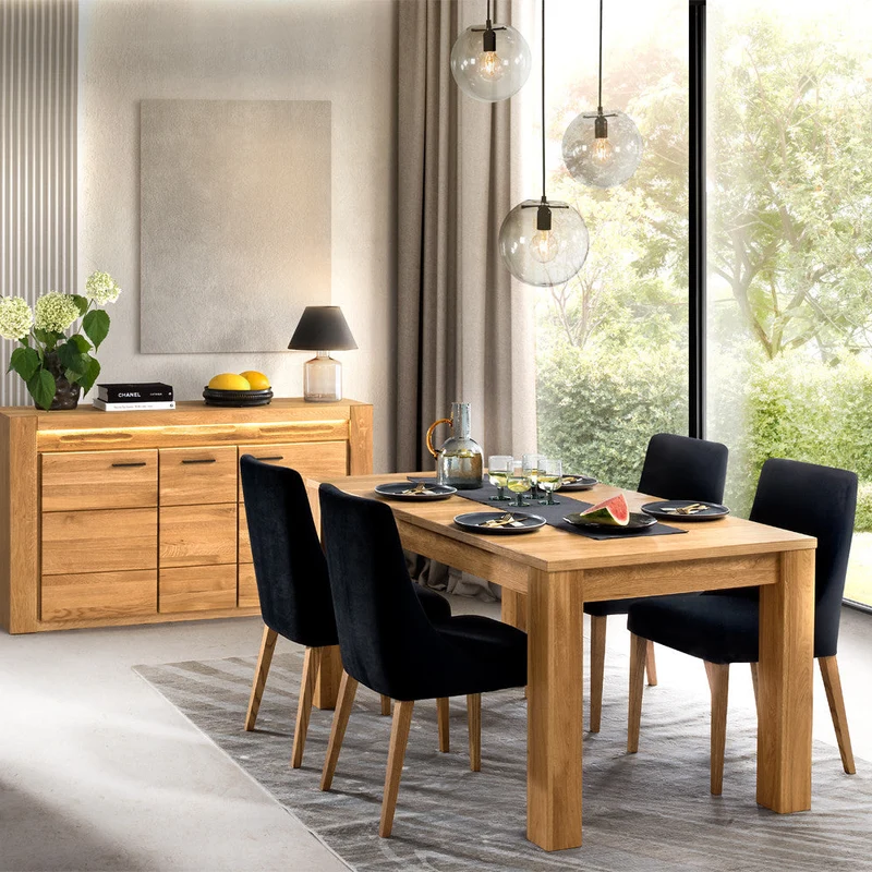Tavolo da pranzo allungabile in rovere VELVET 40 | LoftStory