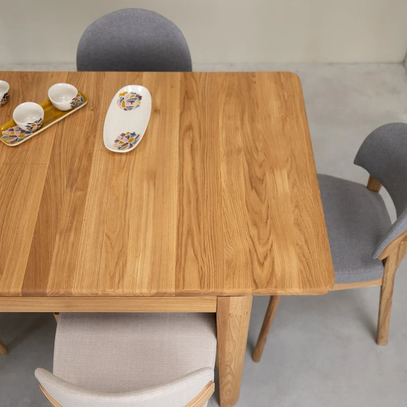 Tavolo da pranzo allungabile in rovere massiccio KODAMA | NordicStory