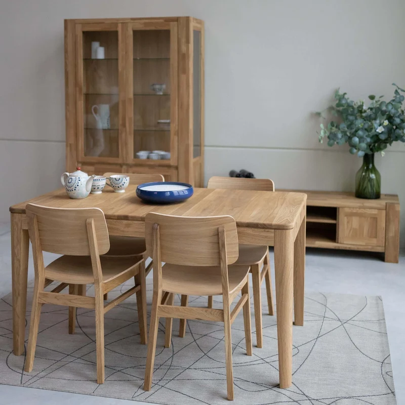 Tavolo da pranzo allungabile in rovere massiccio KODAMA | NordicStory
