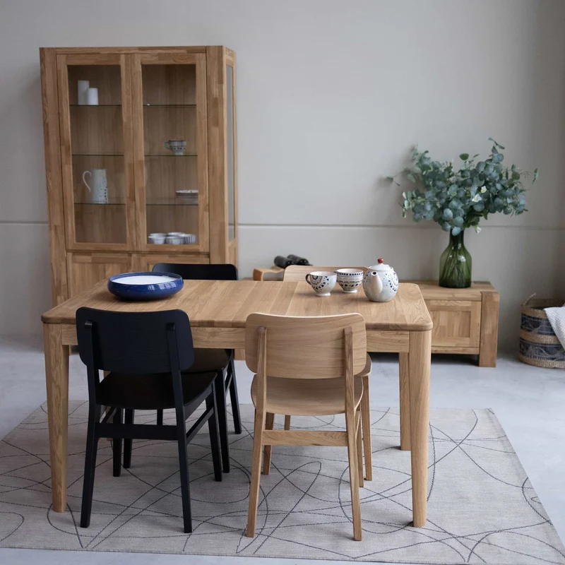 Tavolo da pranzo allungabile in rovere massiccio KODAMA | NordicStory