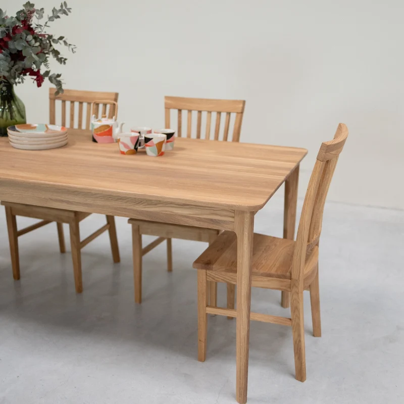 Tavolo da pranzo allungabile in rovere massiccio ASTRID | NordicStory