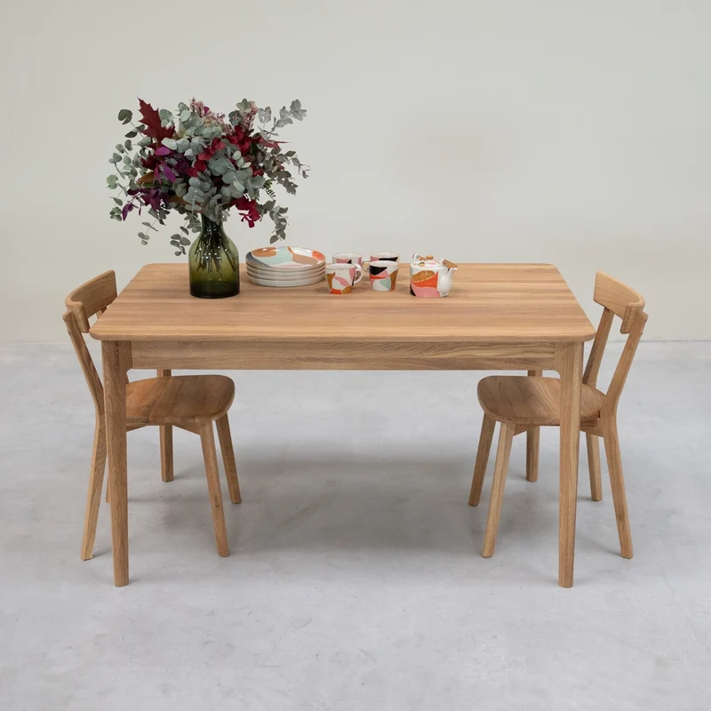 Set da 2 o 4 sedie da pranzo in rovere massiccio VICTORIA | NordicStory