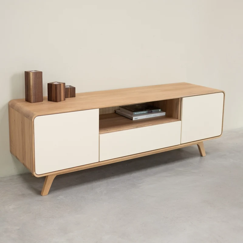 Mobile TV in legno massello OSLO 2 | NordicStory