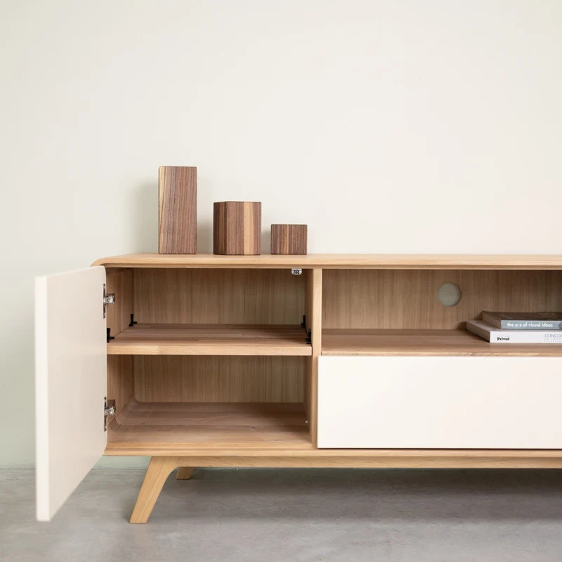 Mobile TV in legno massello OSLO 2 | NordicStory